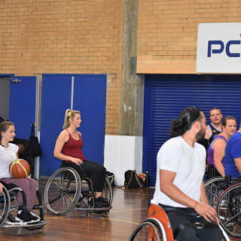 wheelchair basketball game